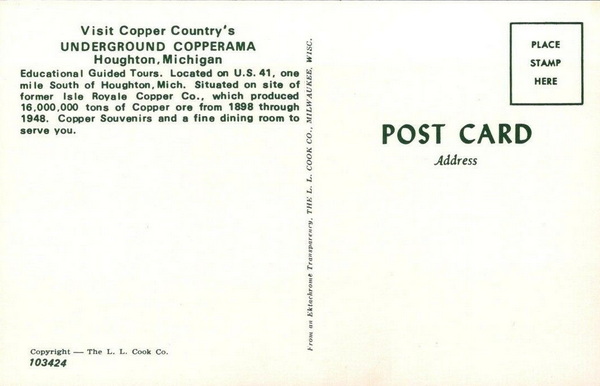 Copperama - Old Postcard View (newer photo)